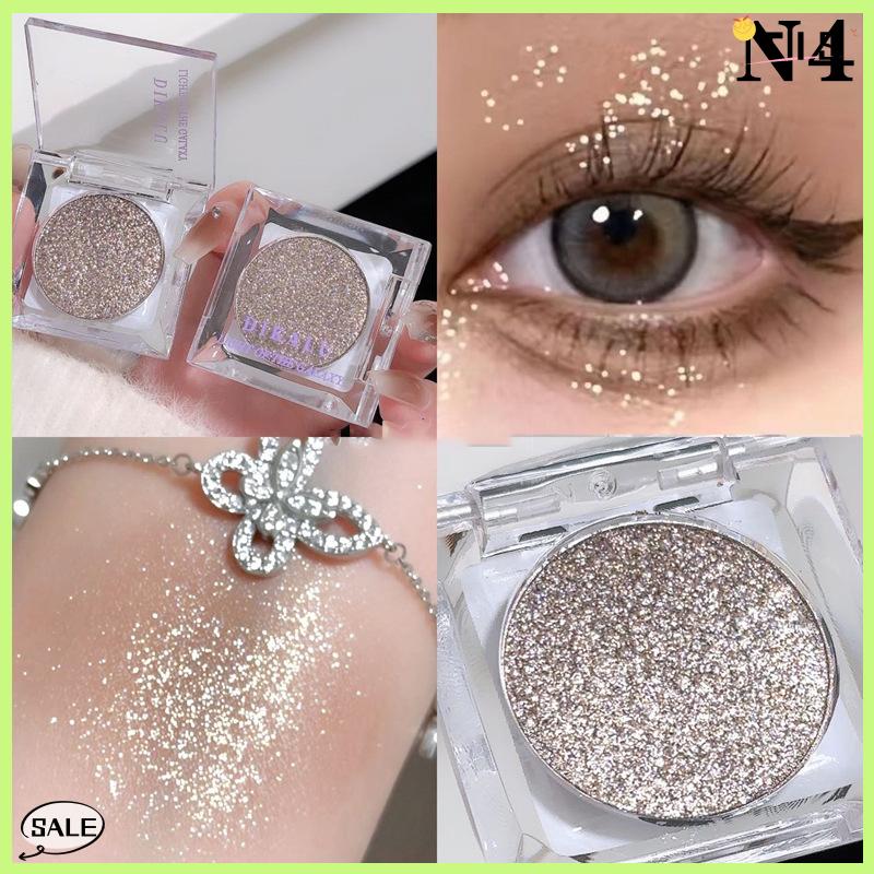 Follow Get New【TIS】 Dikalu Galaxy Eyeshadow Palette nghiền nát kim cương lấp lánh cường độ cao ánh sáng lung linh Pearlescent trang điểm lâu dài sắc tố - 7
