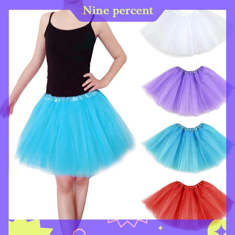 Nine percent Adults Teens Girl Tutu Ballet Skirt Tulle Costume Fairy Party Hens Nigh