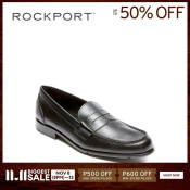 Rockport Classic Loafer Penny Black Ii Mens Shoes