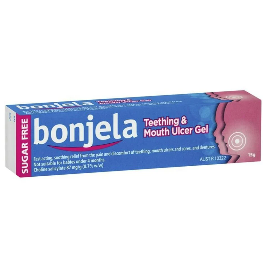 Kem bôi giảm sưng nướu Bonjela teething gel cho bé mọc răng