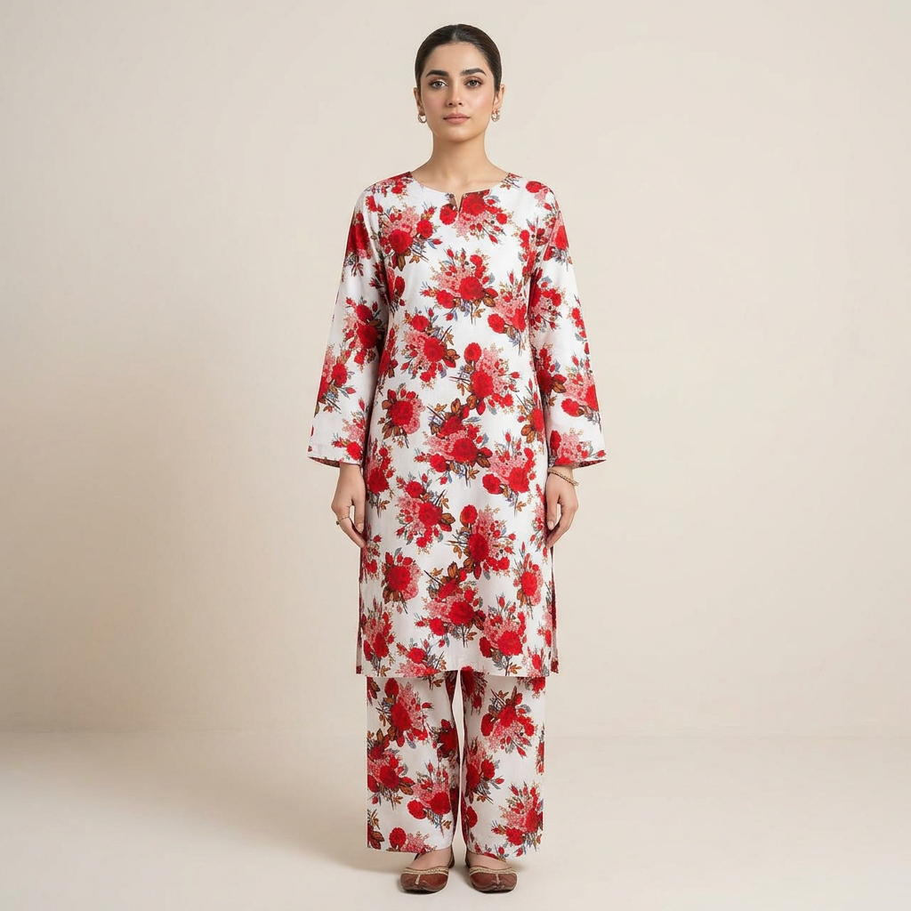 F.S Clothing SALE ALERT LAWN PRINTED 2 piece Suit COLLECTION price in Pakistan