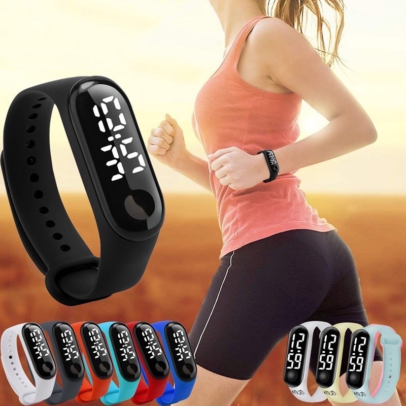 Waterproof LED Sport Bracelet Watch for Men and Women