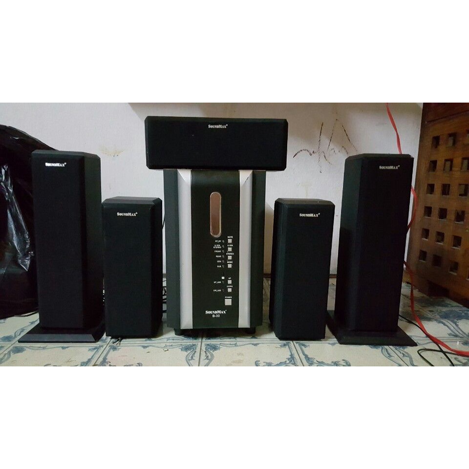 [Sale.!] Nguyên bộ Soundmax 5.1 B30 giá rẽ (Tặng dây AV 3.5 gắn điện thoại) - Loa Đã Qua Sử dụng ..#