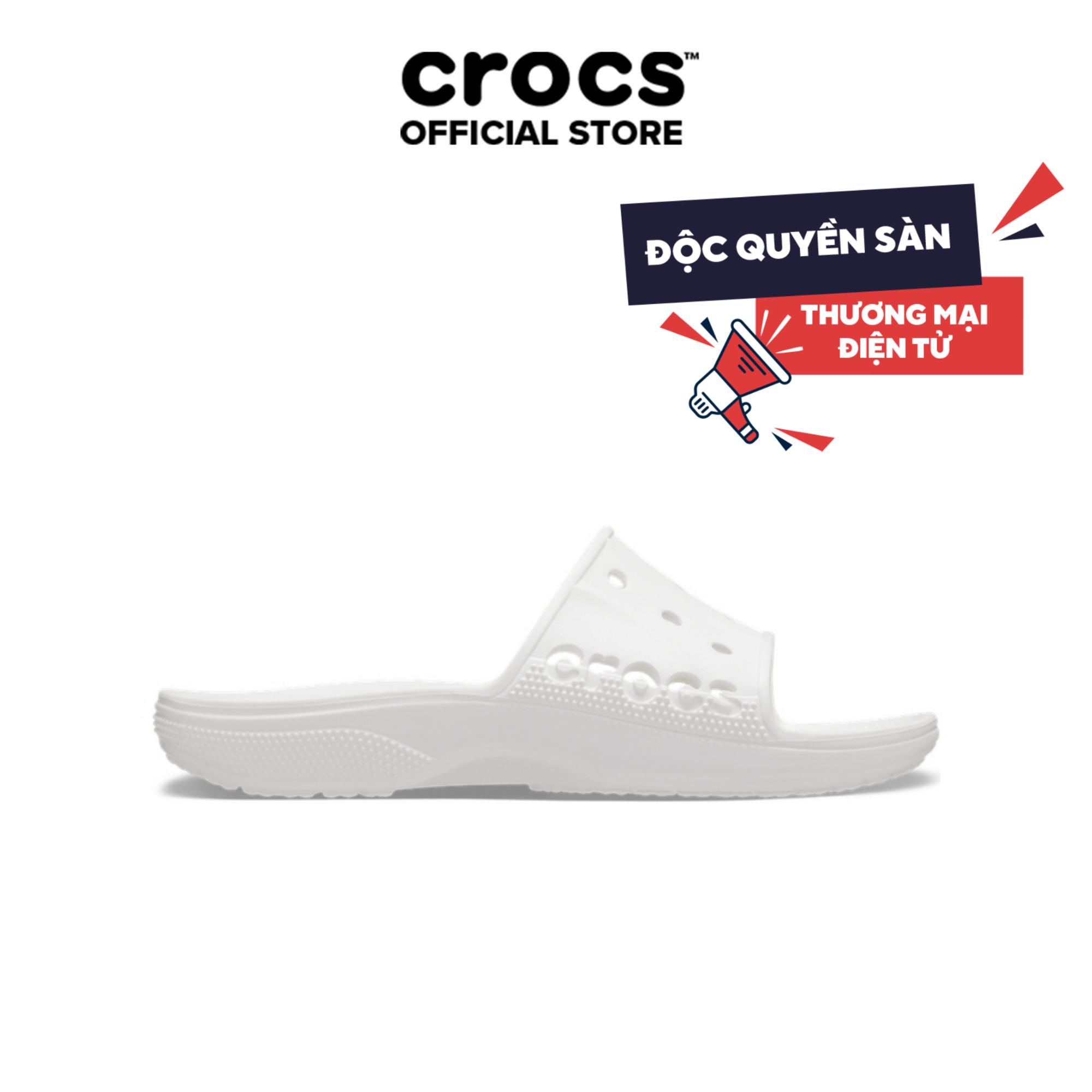 [SẢN PHẨM ĐỘC QUYỀN] Dép quai ngang Unisex Crocs Baya II - White - 208215-100