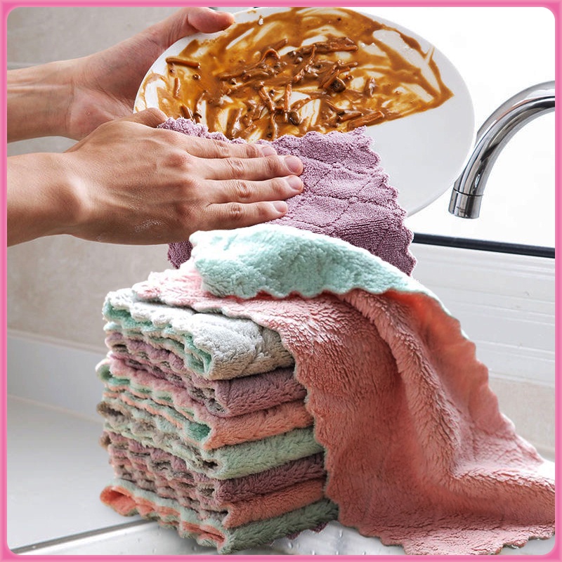 ผ้าอเนกประสงค์ ผ้าเช็ดโต๊ะ ผ้าเช็ดจาน ผ้าเช็ดมือ ผ้าขี้ริ้ว ผ้า ผ้าในครัว ผ้าเนื้อดี ราคา 2 บาท*ส่งฟรี