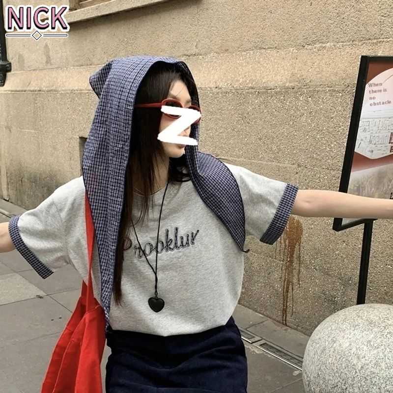 NICK Fashionable Embroidered Loose T-Shirt for Summer ราคา 7,061 บาท*ส่งฟรี
