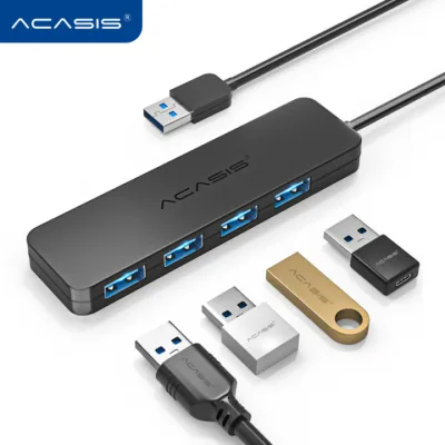 ACASIS USB HUB USB 3.0 USB C HUB for MacBook Pro Surface USB Type C HUB USB 2.0 Adapter with Micro USB for Computer USB Splitter