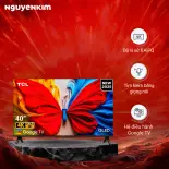 [Mới 2025] Google Tivi QLED TCL Full HD 40 inch 40S5K
