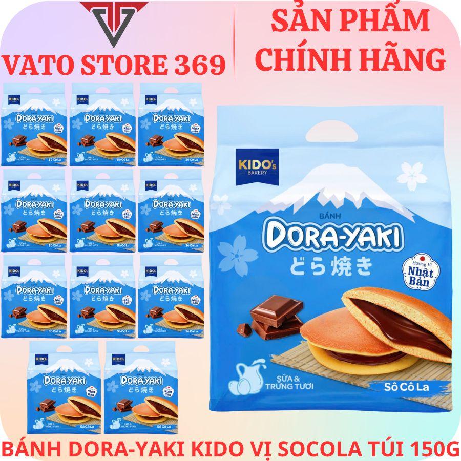 Bánh dorayaki vị socola KIDO túi 150g (thùng/gói)