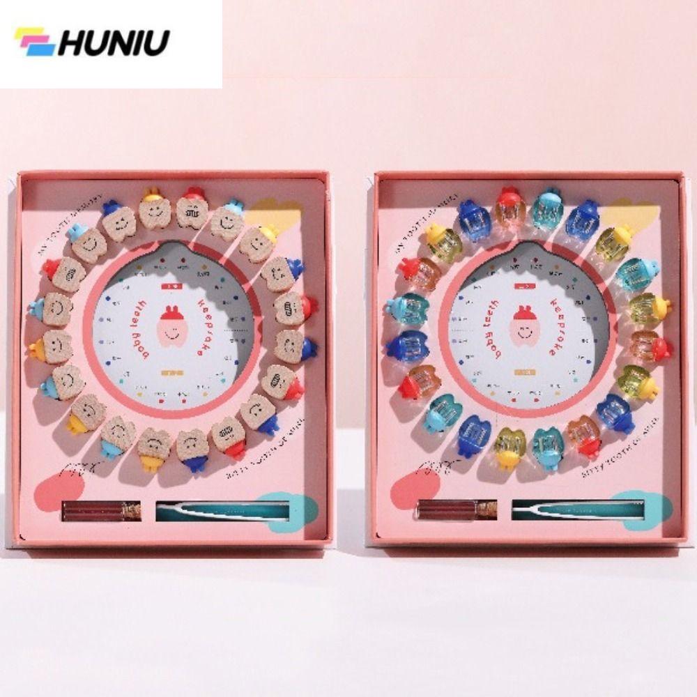 HUNIU ทำจากไม้ กล่องฟันเด็ก การ์ตูนลายการ์ตูน ชุดแต่งผม เคสเต้านม เก็บไว้ของชำร่วย ของที่ระลึกสำหรับเด็ก ที่จัดฟันนม สำหรับฟันของทารก ราคา 412 บาท*ส่งฟรี