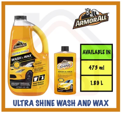 ARMORALL Ultrashine Wash and Wax 473ml/ 1.89L/ Armor All Car Washing Solution
