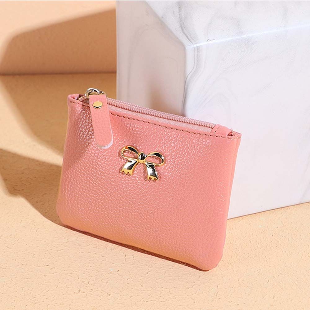 SEGDHYJG Thời trang Sáng Tạo Thẻ Trường Hợp Key Ví PU Da Mini Dây kéo Chủ Sở Hữu Thẻ Thẻ Pouch Tiền nhỏ Bag Phụ nữ Đồng Xu Ví