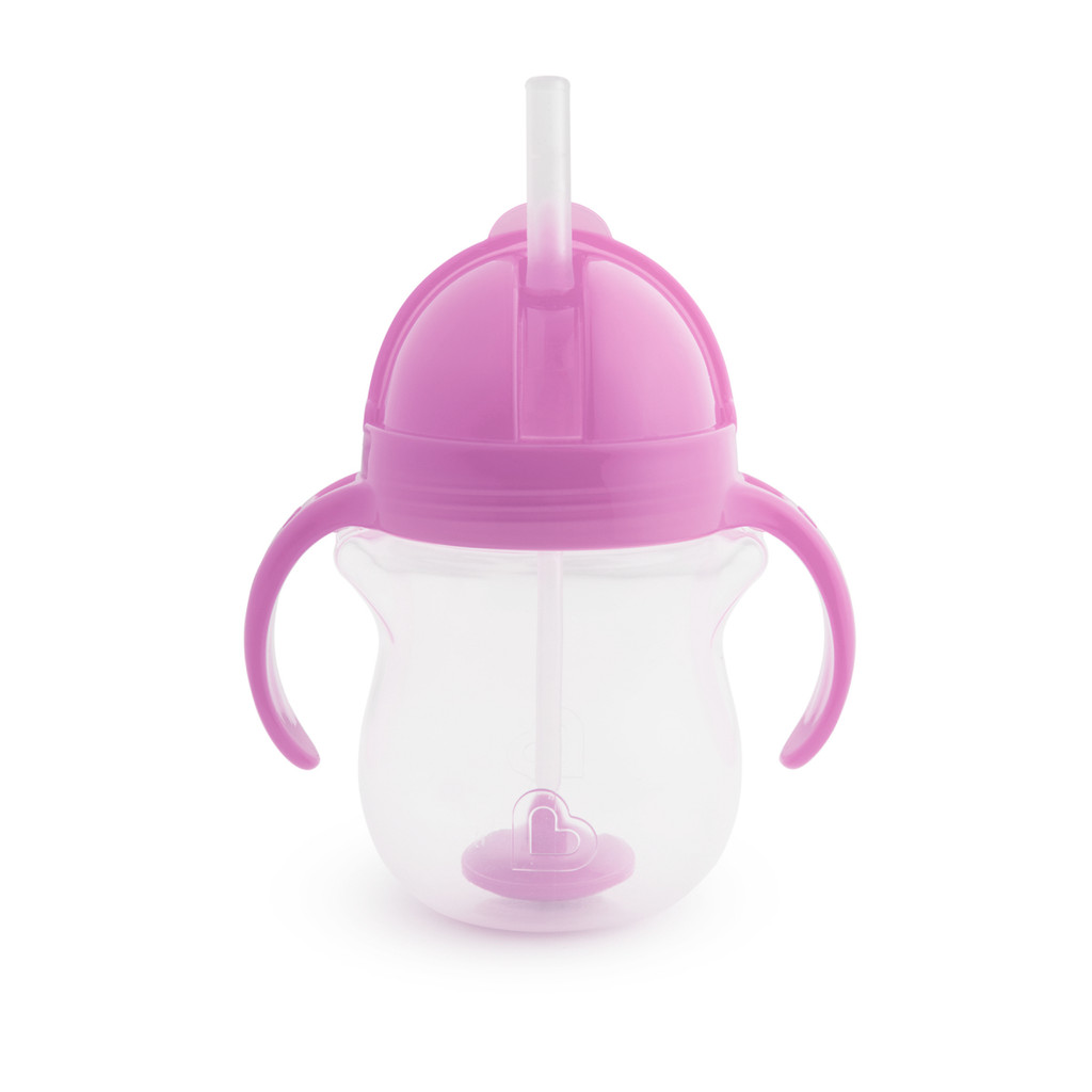 Munchkin 7 Oz Any Angle™ Click Lock® Weighted Straw Trainer Cup