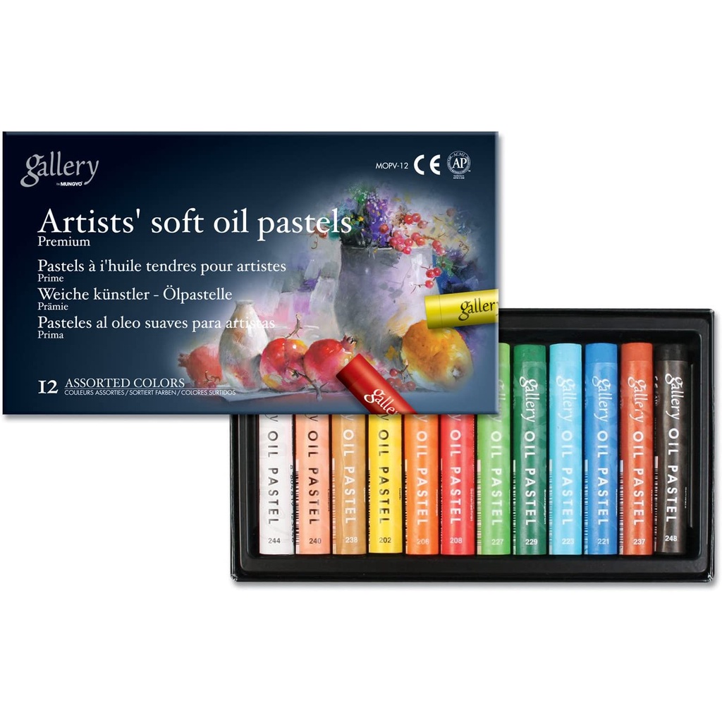[ MOPV ]Màu sáp dầu mềm Hàn Quốc Mungyo Gallery Artists Soft Oil Pastels hạng họa sĩ - Văn phòng phẩm Thu Thảo