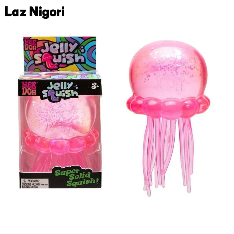 Laz Nigori Jelly Squish Toy - Super Solid Stress Relief Squishy Jellyfish for Fun & Relaxation ราคา 62 บาท*ส่งฟรี