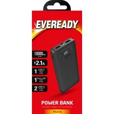 EVEREADY - SLIM Powerbank - 10 000 mAh PSX10