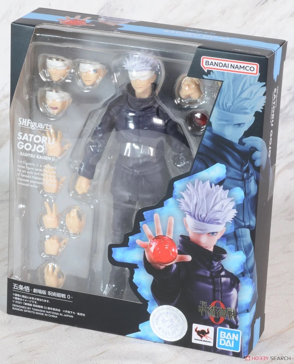 BANDAI Original Sorcery Fight S.H.Figuarts Satoru Gojo -Jujutsu Kaisen 0 Bộ Mô Hình Nhân Vật Hành Độ