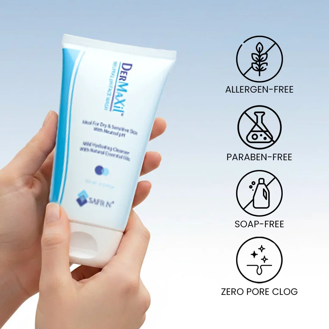 DerMaxil Neutral pH Face Wash | Facial Cleansing Care | 150ml