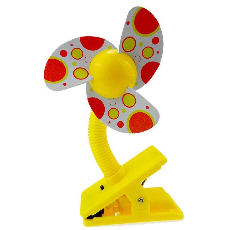 Baby Stroller Clip On Fan (Yellow) Singapore