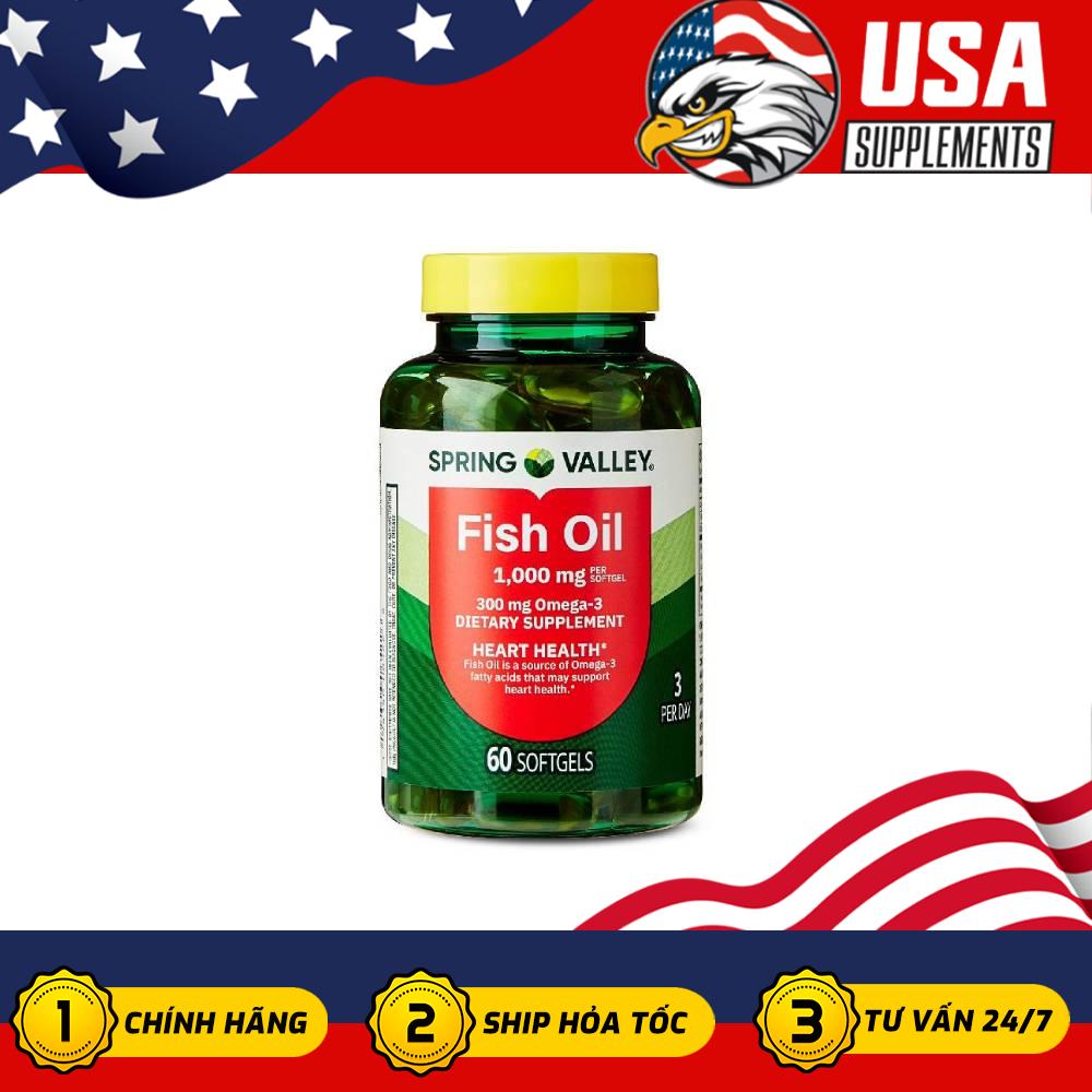 Spring Valley Heart Health Fish Oil 1000Mg - the Secret to a Healthy Heart, Sharp Memory