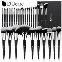 DUcare 32Pcs/Set Makeup Brushes Professional Brushes Makeup Kit Synthetic Hair Foundation Power Eyeshadows Blending Premium Synthetic Kabuki Beauty Tools【Post in 24 Hours&90 days Warranty Services】