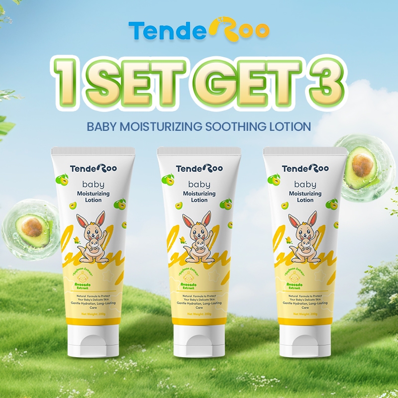 [FDA Approved] Tenderoo Baby Moisturizing Lotion Avocado Plant Extract Gentle Safe Soothing 200ml