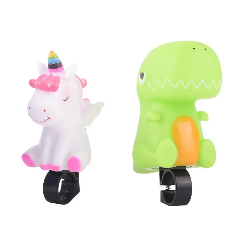 Phim hoạt hình khủng long unicorn không khí sừng trẻ em cân bằng xe đạp xe tay ga chuông siêu lớn xe đạp chuông phụ kiện xe đạp