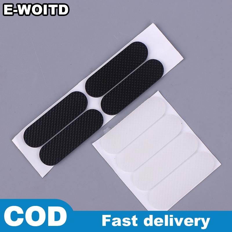 E-WOITD 4PCS Black Rubber Feet Thickness 1.8mm Anti-slip Self-adhesive Silicone Shockproof Protective Pad For Keyboard Base Cabinet