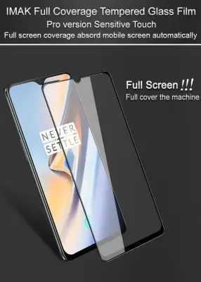 OnePlus 6T Tempered Glass Screen Protector - Imak Full Coverage 9H PRO+ FULL Adhesive