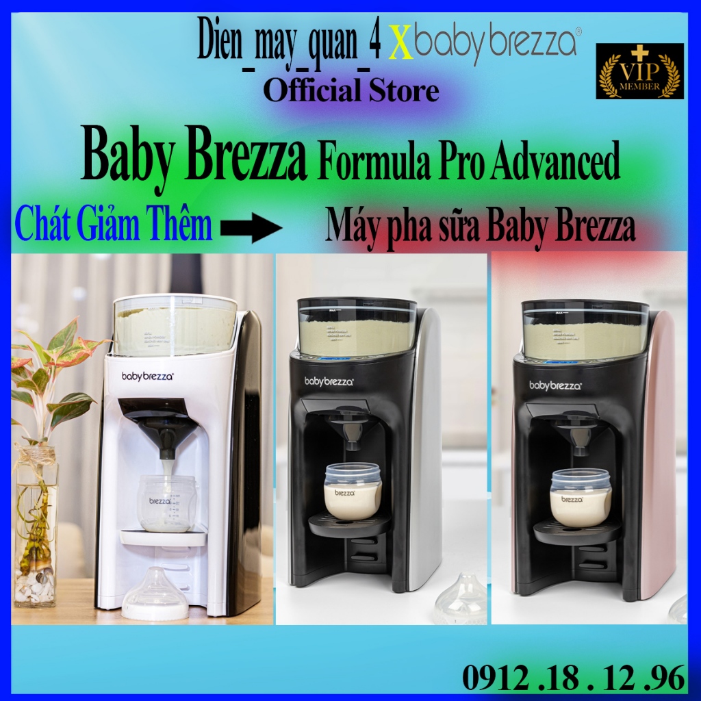 Máy pha sữa Baby Brezza Formula Pro Advanced/Mini thế hệ 2