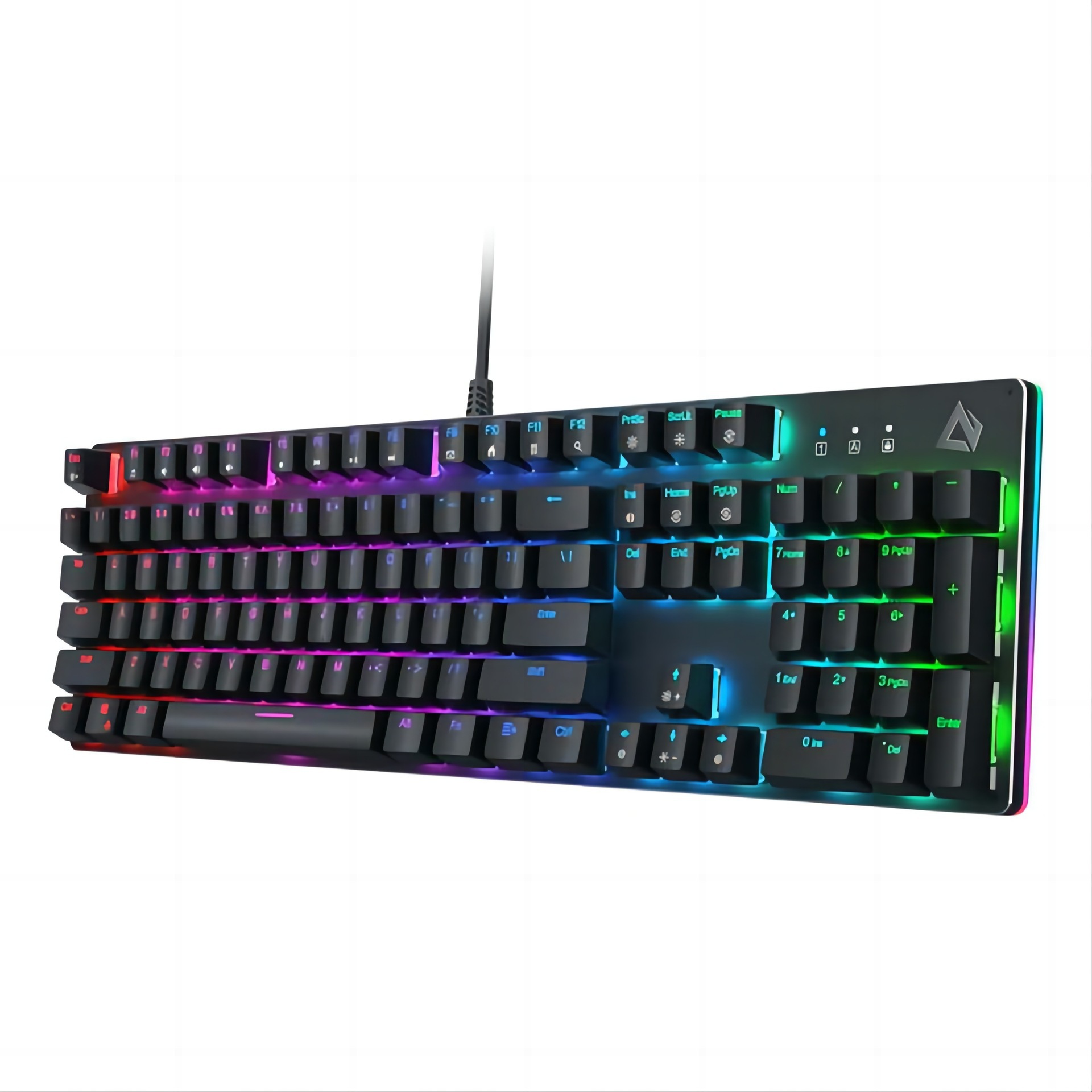 Pk200 eSports Trò Chơi Có Dây Bàn Phím Cơ Thực Màu Xanh Lá Cây Trục Máy Tính Xách Tay Máy Tính Xách 