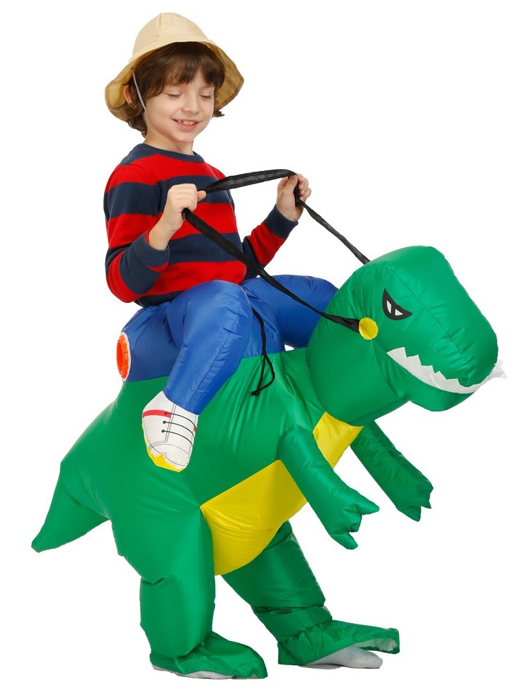 Đồ hơi hóa trang khủng long bạo chúa bơm hơi cho bé Bộ đồ khủng long Halloween cho bé trai bé gái