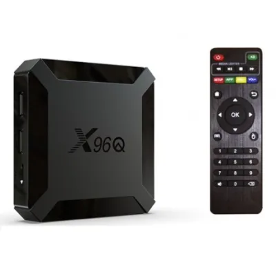 【Singapore Supplier】X96Q Smart Tv Box Android 10.0 Set-Top Box 1GB/2GB Ram 8GB/16GB Rom Android TV BOX Quad Core Suppot 2.4GHz WiFi Media Player Android Box