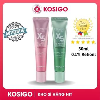 Kem Dưỡng Trẻ Hoá Trắng Da Skinpastel Premium Retinol X5 Elastin Cream / Premium Peptide X5 Nourishing Cream 30ml