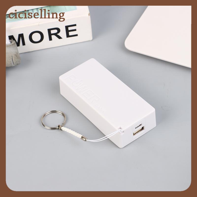 [ciciselling] Điện thoại di động ngân hàng sạc pin gói cho trường hợp tự làm hộp Protable đầy màu sắc stroage hộp - 7