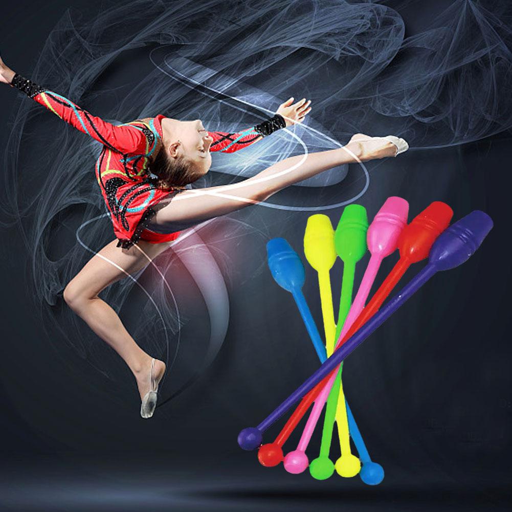1pc Children Adults Rhythmic Gymnastics Stick Dancing Fitness Sports Equipment F1I3