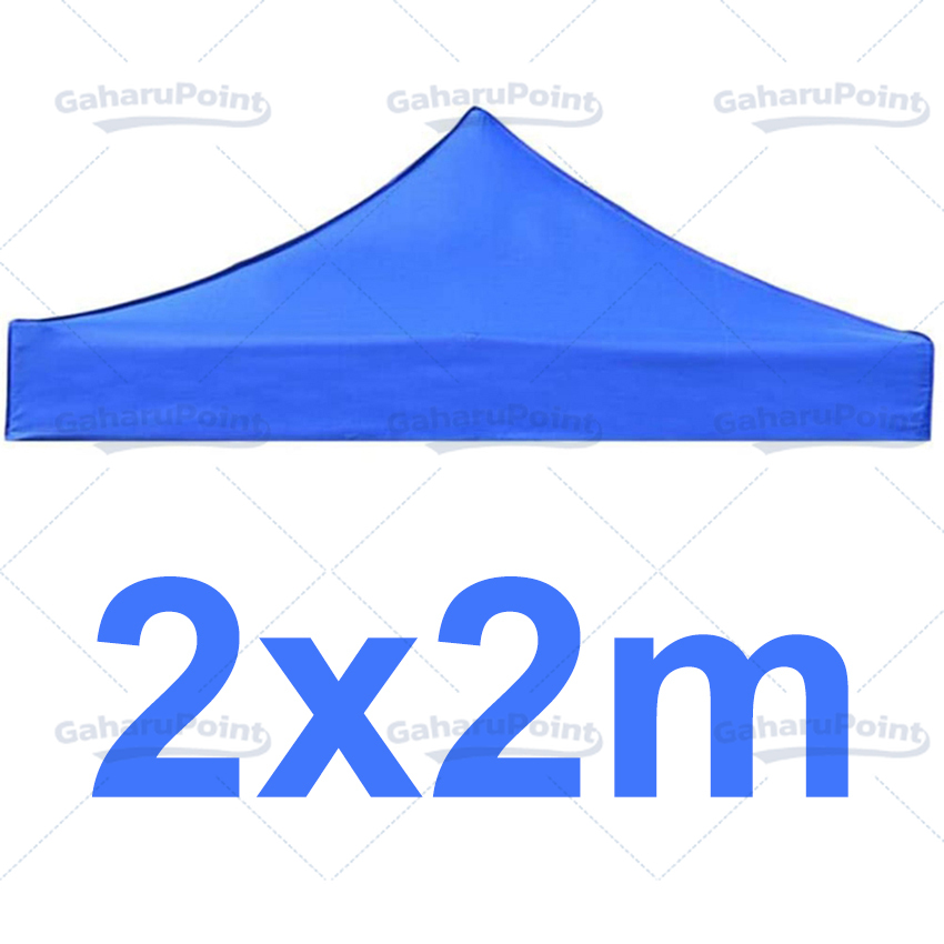 Tenda jualan bongkar pasang/tenda lipat 2x2 full set/Terpal Atap Tenda Lipat 2x2 (Bahan Polyester 420D)/Terpal Atap Tenda Lipat 2x2/Atap Tenda Lipat 2X2 (Hanya Terpal Atap Saja Dan Tidak Termasuk Besi Tenda)/Tenda Bazar Outdoor/Tenda Gazebo/Terpal Atap