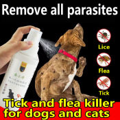 Pet Tick and Flea Spray - 100% Effective Treatment