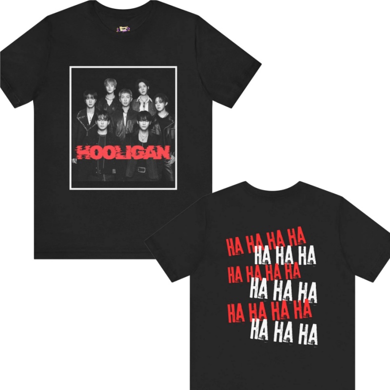 LZ71 BTS 2026 ARIRANG ERA Tee HOOLIGAN new album T-shirt ARMY fans gift RM V J-HOPE JIMIN JK L71Z