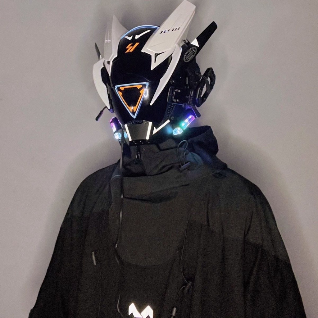 [DD Cos play] Cyberpunk Personality Dark Metaverse Mask Role-playing Mask Street Style Cosplay Props ราคา  4,509 บาท*ส่งฟรี