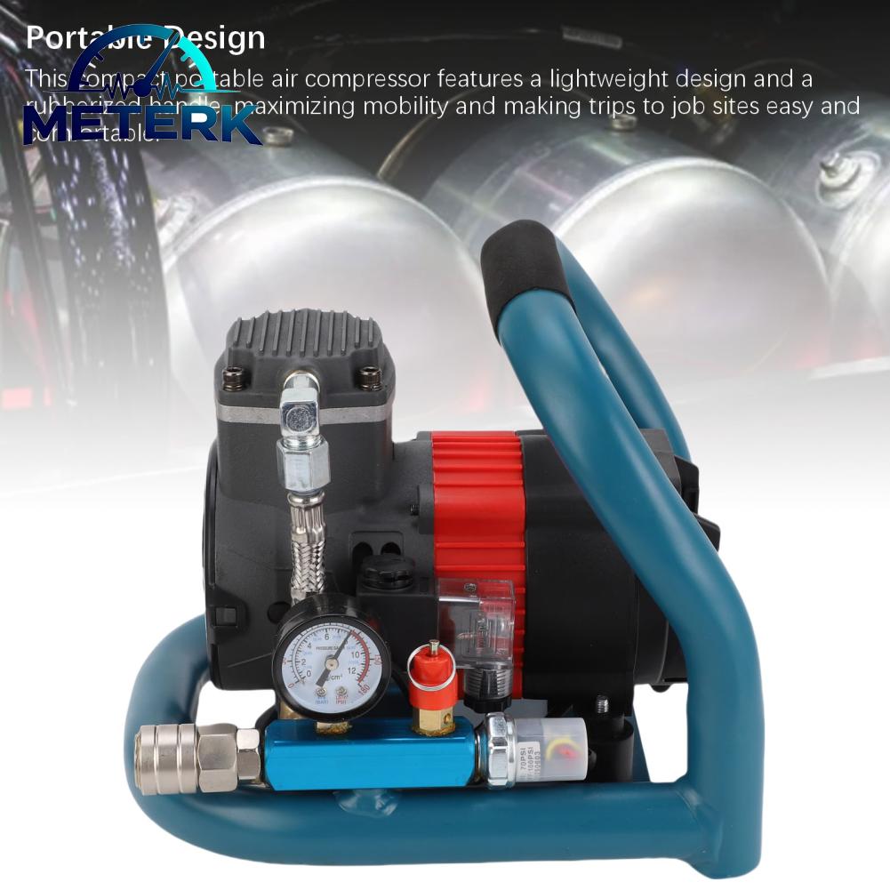 Meterk Máy nén khí không dây Dung tích 1 5L Máy nén khí chạy bằng pin 8bar 21V để bảo trì ô tô Lạm phát lốp Giá 3,704,000 Đồng*Miễn phí vận chuyển