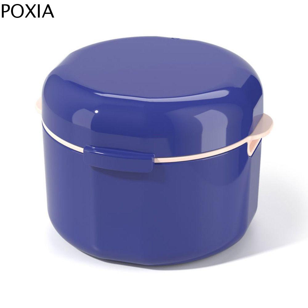 POXIA Xách tay Tái sử dụng Ngâm Phổ Người cao niên Lọc Giỏ Orthodontic Người Lưu Giữ Cá nhân Tiện Ích Tuyệt vời Hàm răng giả Lưu Trữ Niềng răng Hộp Lưu Trữ Răng Giả Bath Trường Hợp Du lịch Rửa Lưu Trữ