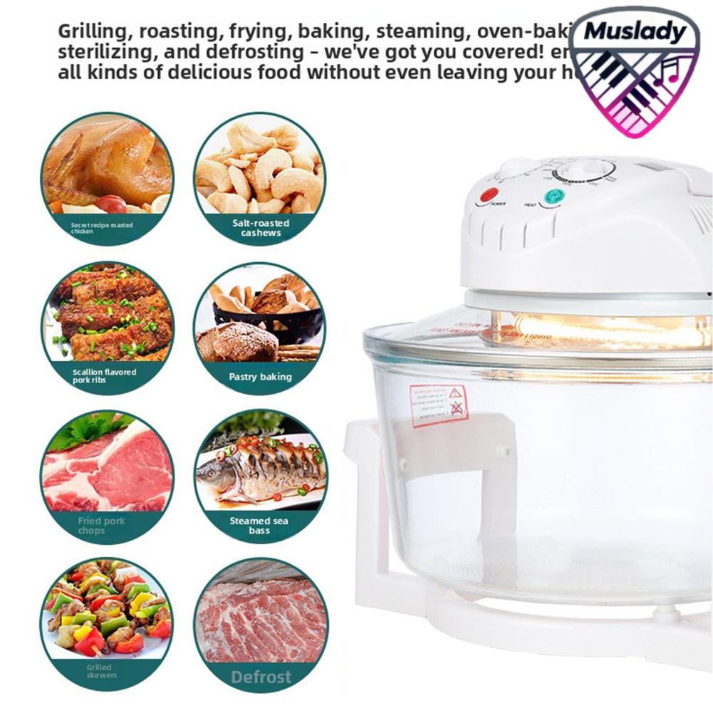 Muslady Turbo Fryer 17L 360 องศาดูได้ทอดอุณหภูมิควบคุมมัลติฟังก์ชั่หม้อหุงข้าวสำหรับห้องครัวร้านอาหารแผงขายอาหาร ราคา 9,795 บาท*ส่งฟรี