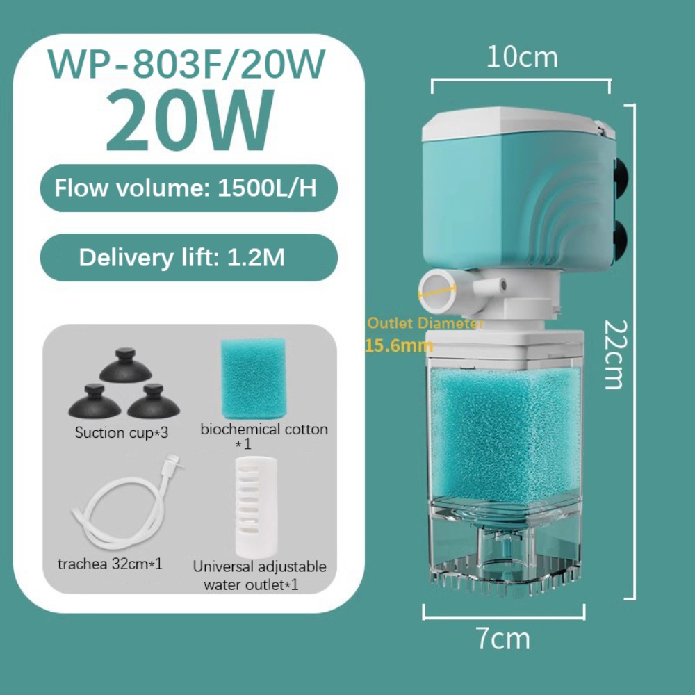 LETIGO Oxygenated Bộ lọc bọt biển bể cá Máy bơm không khí hút Tuần hoàn nước Máy bơm nước bể cá Đa năng Ghế hút Bộ lọc bên trong bể cá Bể cá - 2