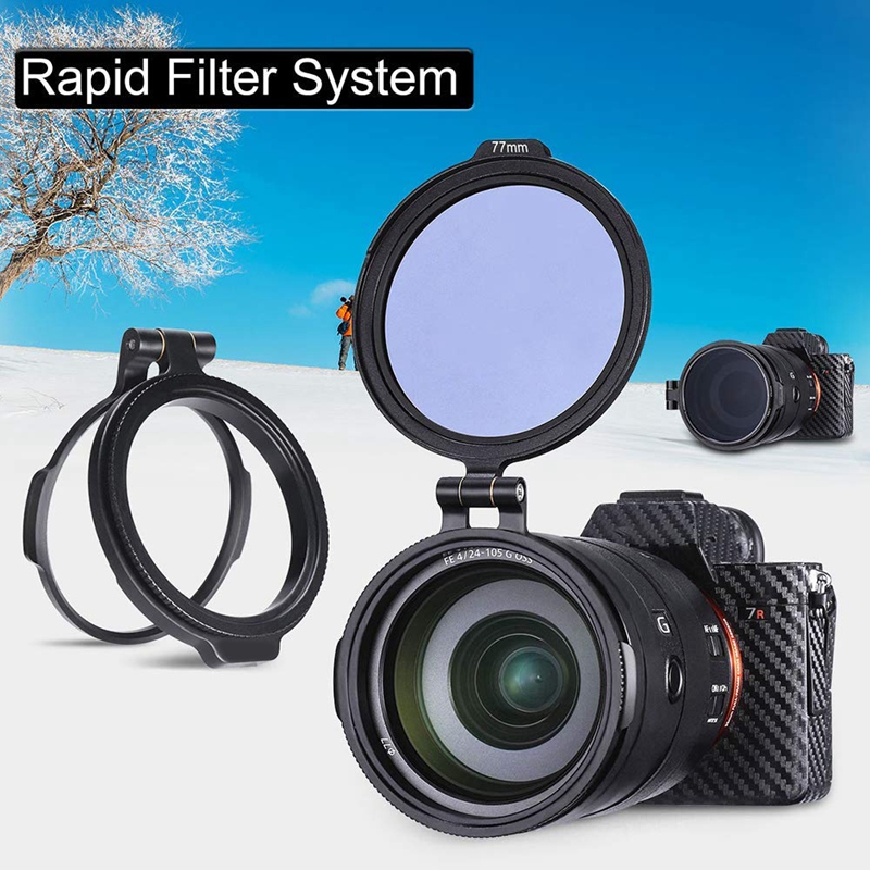 ND Quick Release Switch Bracket Lens Filter for DSLR Camera Photography
