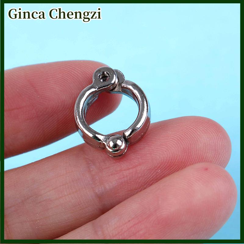 Ginca 2 chiếc vòng dây xích huấn luyện chim thú cưng kẹp phụ kiện bay cho vẹt vòng chân chim bồ câu