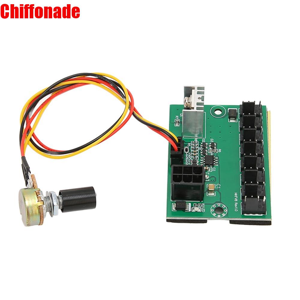 YANL MALL 2 chân 3 chân 4 chân Trung tâm quạt PC Cắm là chạy Bộ chia 8 ngã Bộ điều khiển tốc độ quạt Bền bỉ Cổng nguồn 6 chân Bộ điều khiển quạt PWM Làm mát thùng máy tính Giá 191,000 Đồng*Miễn phí vận chuyển