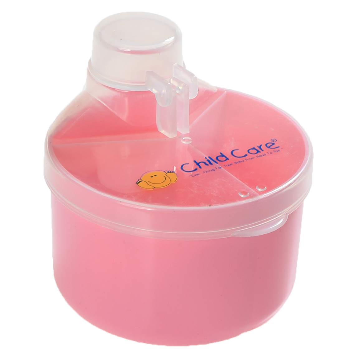 Child Care Powder Milk Container With Divider