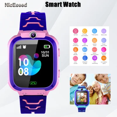 NicEseed Q12 Kids Smart Watch 1.44 Inch Waterproof Call Voice Chat Watch Preventing Loss Precise Positioning Wristband For Children Gifts