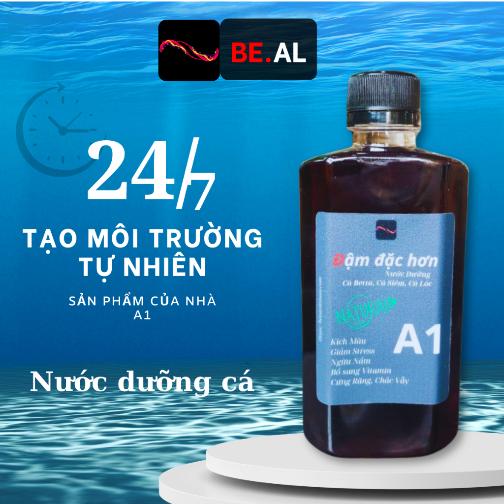 Lá_bàng_khô, Tô Mộc chiết xuất - Nước dưỡng cá A1 Pha sẵn - 330ml - Dùng cho Betta, Guppy, Cá lóc - Bổ sung diệt tảo
